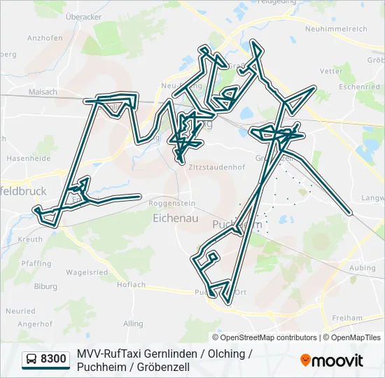8300 Bus Line Map