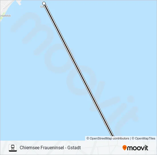 Поезд CHIEMSEE-SCHIFFFAHRT: карта маршрута