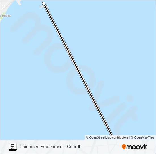 Поезд CHIEMSEE-SCHIFFFAHRT: карта маршрута