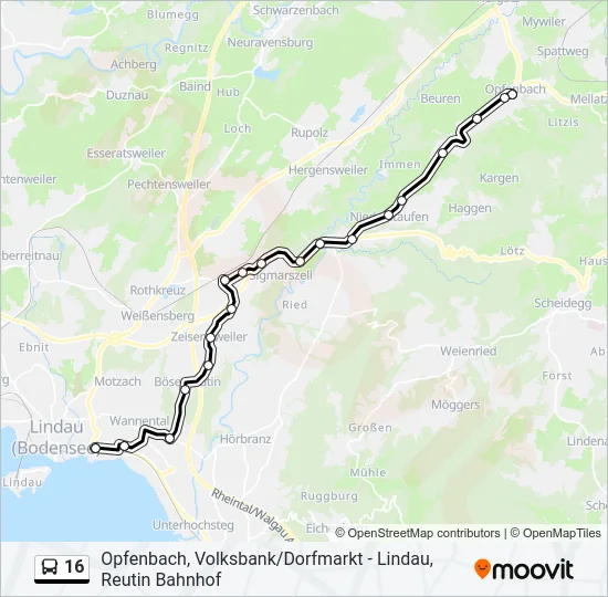 16  Line Map