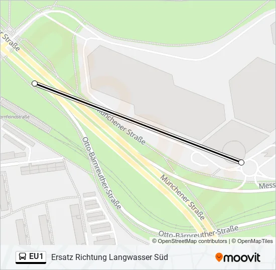 EU1 Bus Line Map