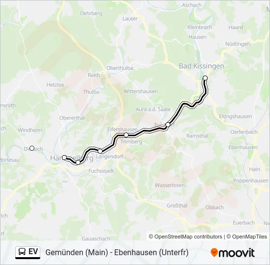 EV Bus Line Map