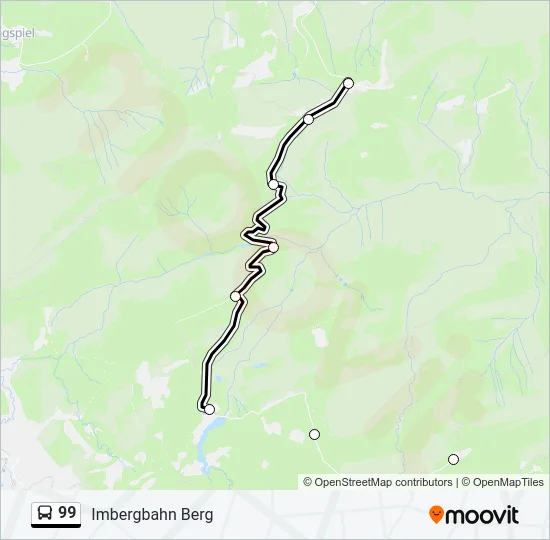 99 Bus Line Map