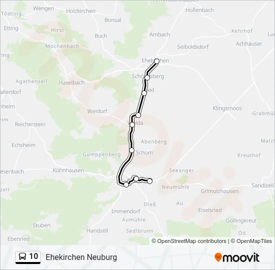 10 Bus Line Map