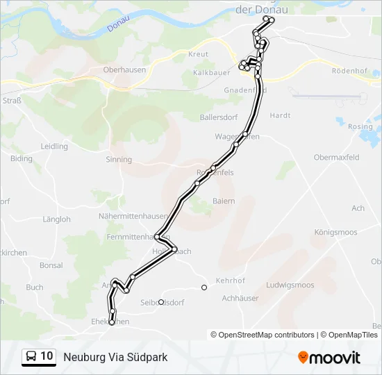 10 Bus Line Map