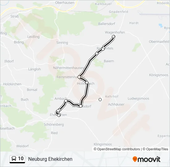10 Bus Line Map