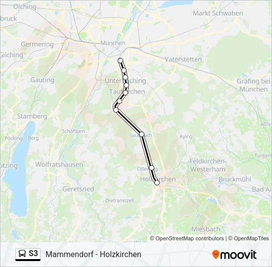 S3 Bus Line Map