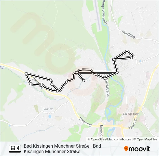 Автобус 4: карта маршрута