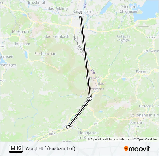 IC Bus Line Map