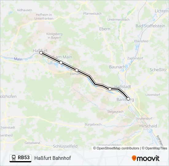  RB53: карта маршрута
