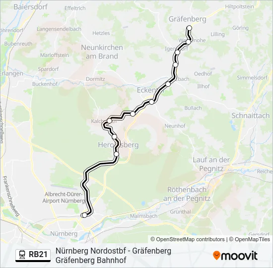 RB21  Line Map