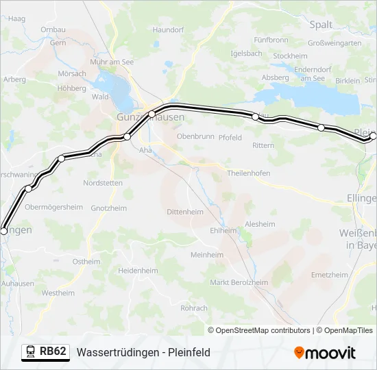 RB62  Line Map
