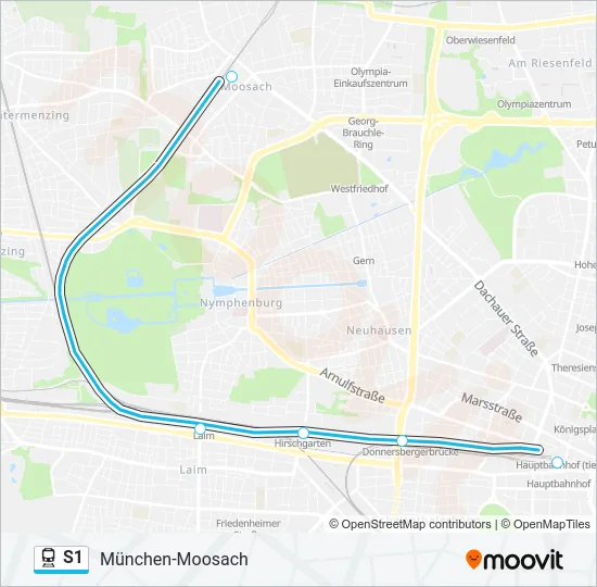  S1: карта маршрута