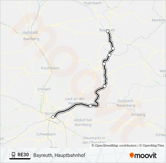 RE30  Line Map
