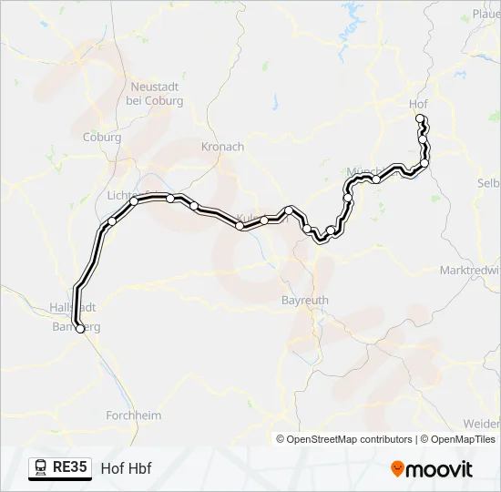 RE35  Line Map