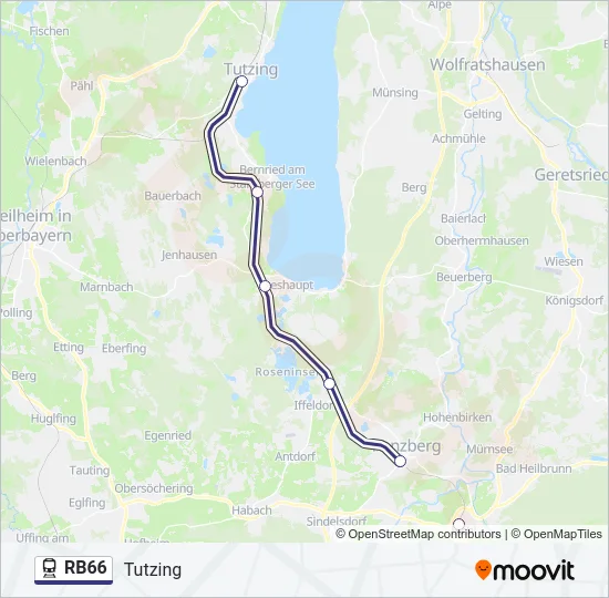 RB66  Line Map