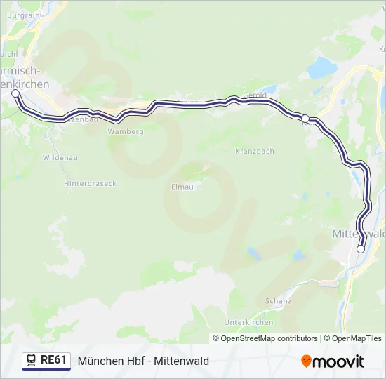 RE61  Line Map