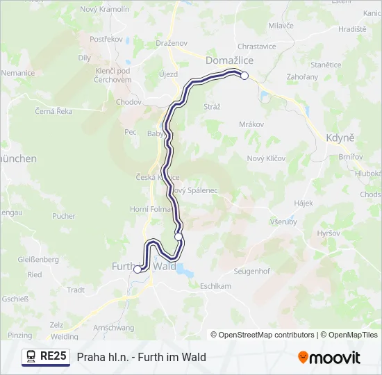 RE25  Line Map