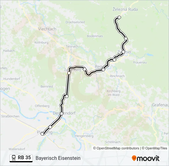  RB 35: карта маршрута