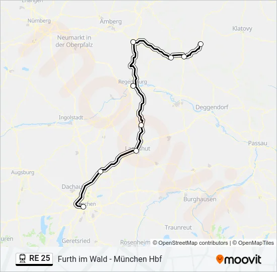 RE 25  Line Map
