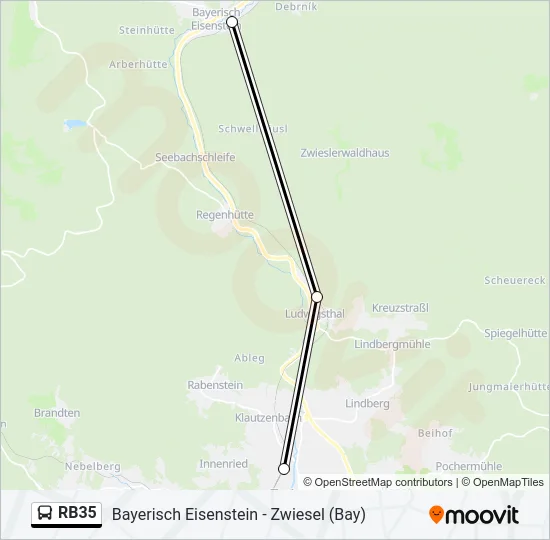 RB35 Bus Line Map