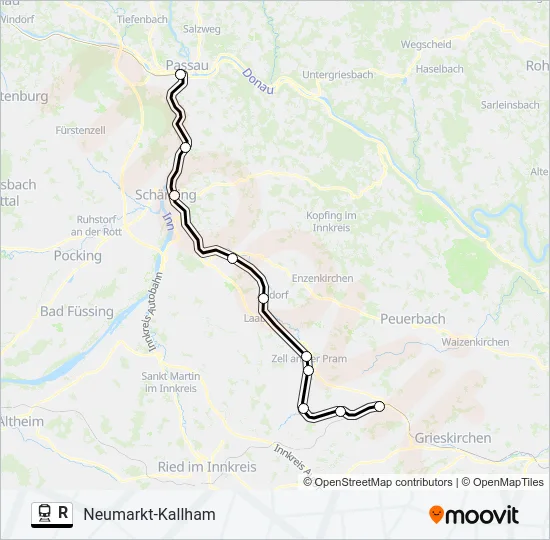 R Train Line Map