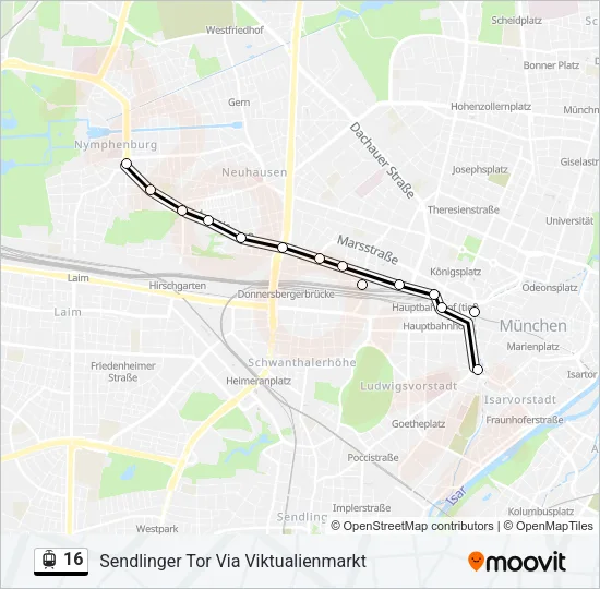16 Light Rail Line Map