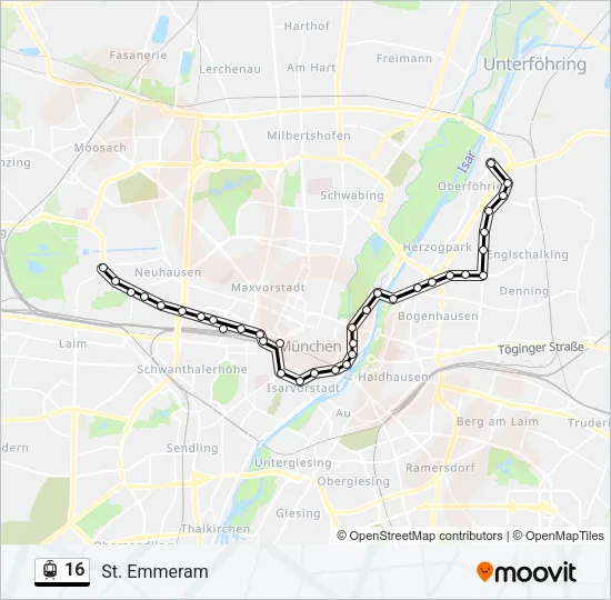 16 Light Rail Line Map