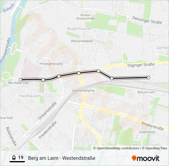 19 Light Rail Line Map
