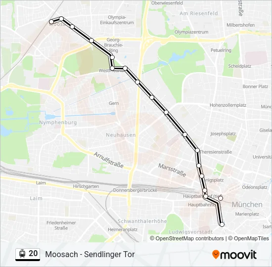 20 Light Rail Line Map
