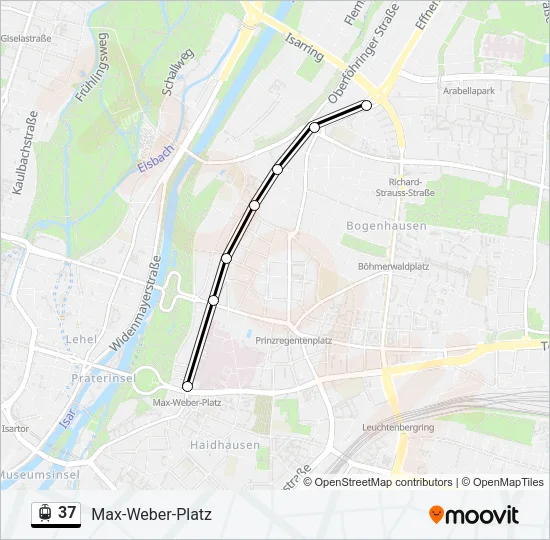 37 Light Rail Line Map