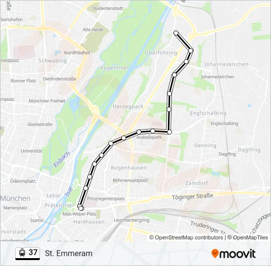 37 Light Rail Line Map