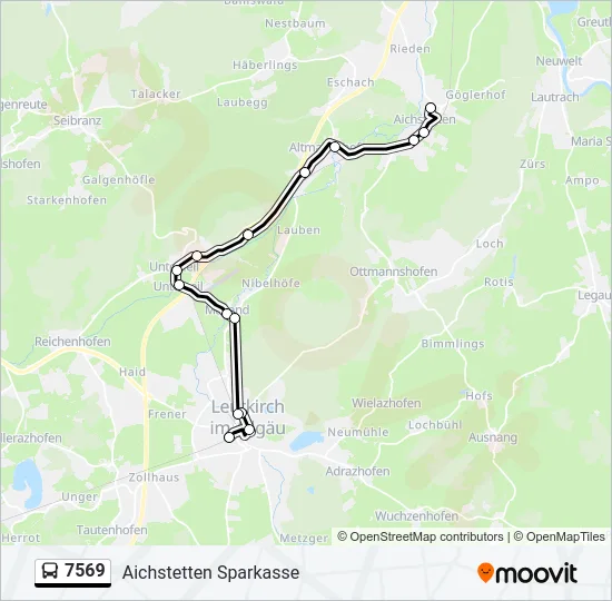 7569 Bus Line Map