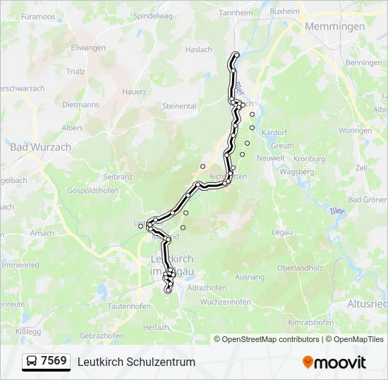 7569 Bus Line Map