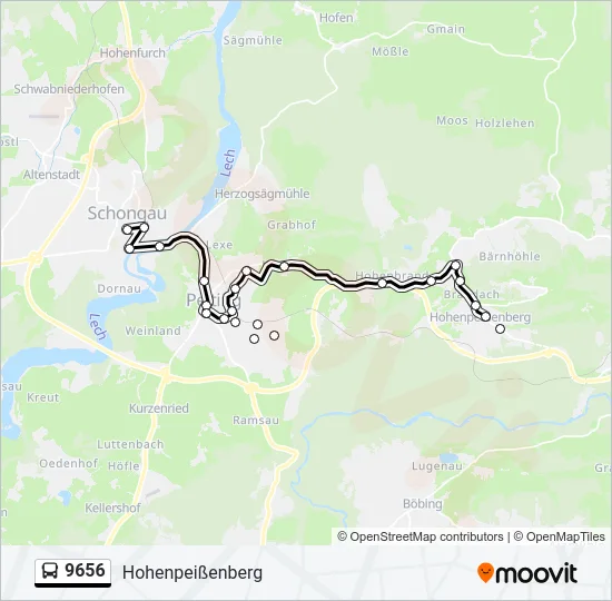 9656 Bus Line Map