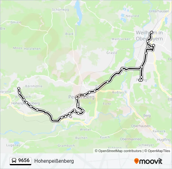 9656 Bus Line Map
