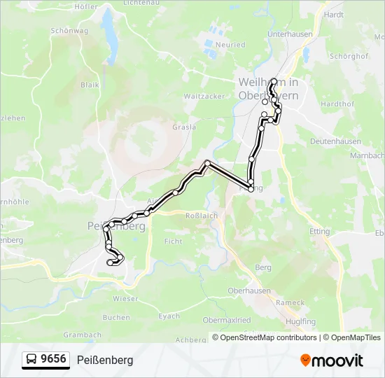9656 Bus Line Map
