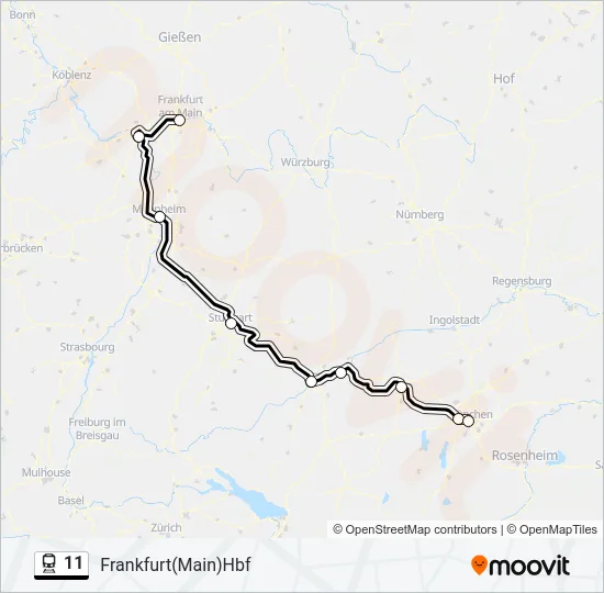  11: карта маршрута