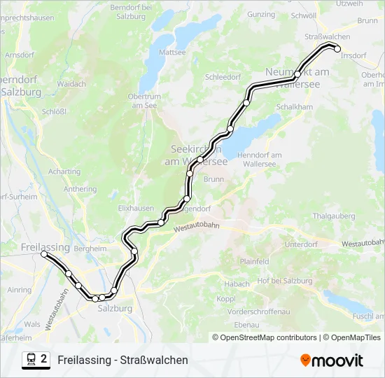 2 Train Line Map