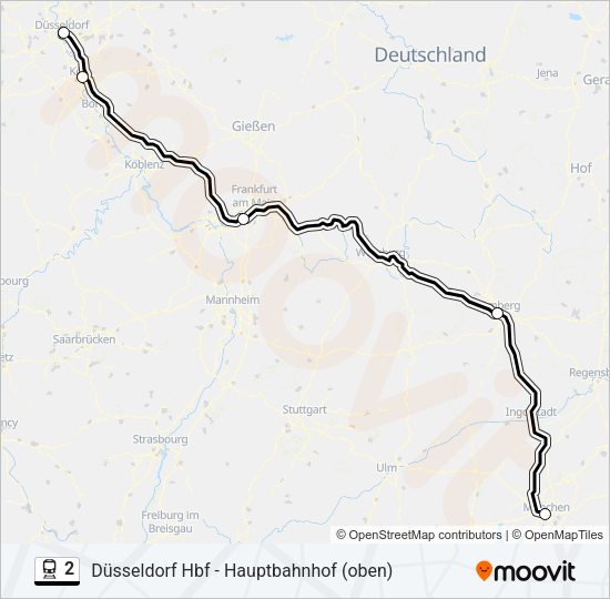 2 Route: Schedules, Stops & Maps - München Hbf (Updated)