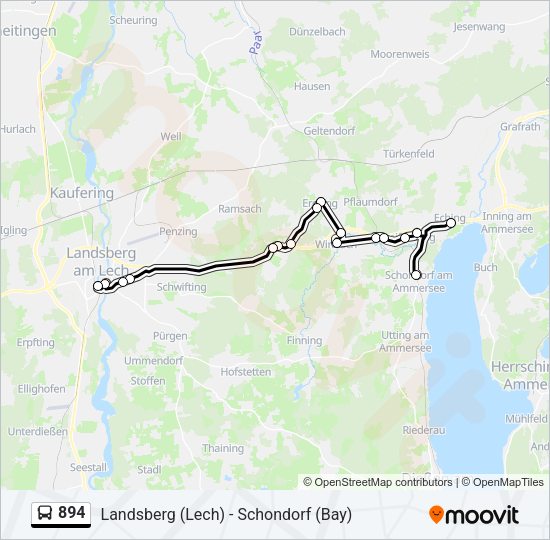 894-route-schedules-stops-maps-eching-a-ammersee-kreisverkehr