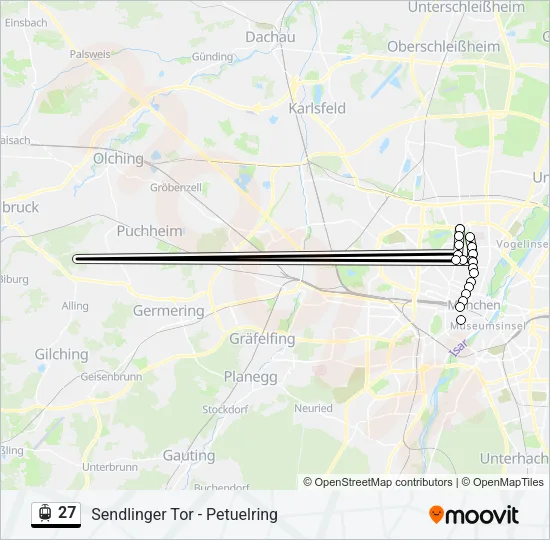 27 Light Rail Line Map