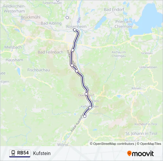 RB54 Train Line Map