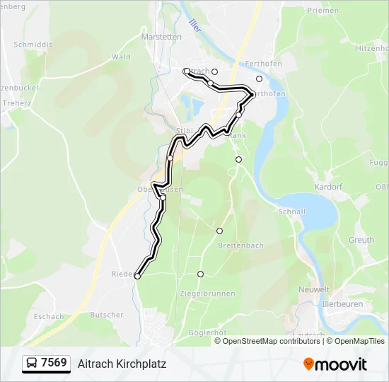 7569 Bus Line Map