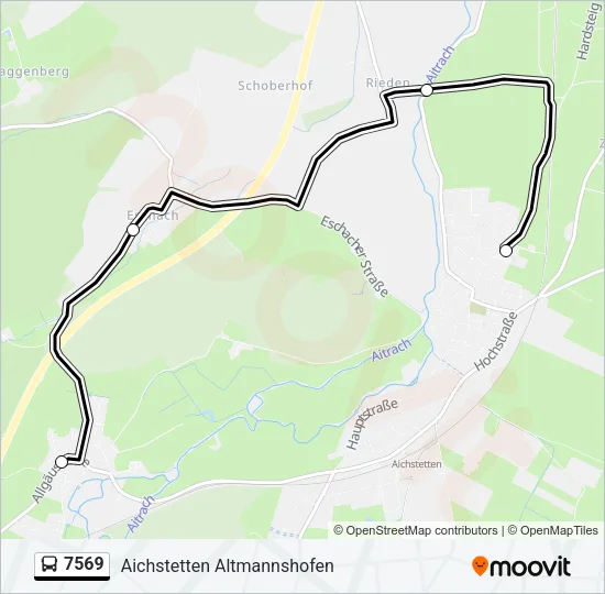 7569 Bus Line Map