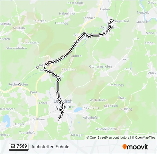 7569 Bus Line Map