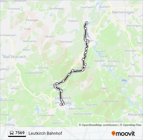 7569 Bus Line Map