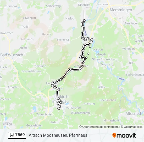 7569 Bus Line Map