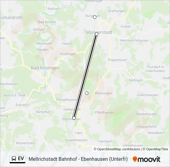 EV Bus Line Map