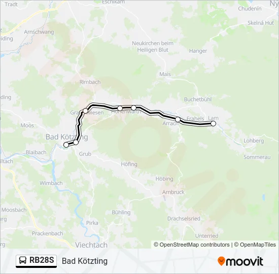 RB28S Bus Line Map